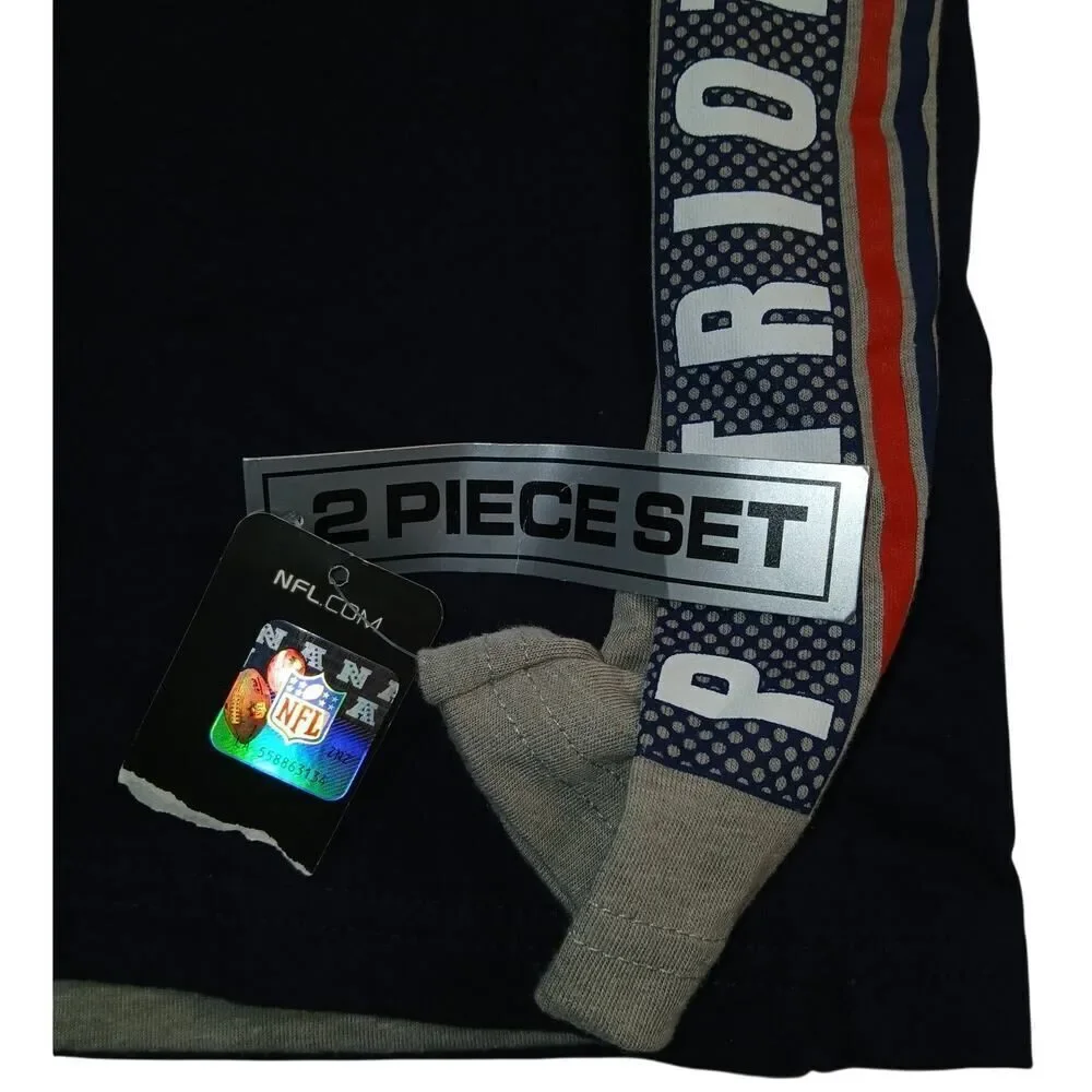 New England Patriots Boys' New w/Tags 2-Piece Shirt Set - Large (14/16)